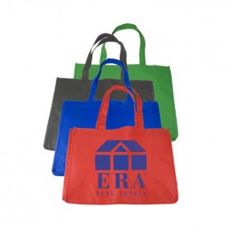 Recycled Tote Bag 16 in. x 12 in. Promotional Custom Imprinted With Logo