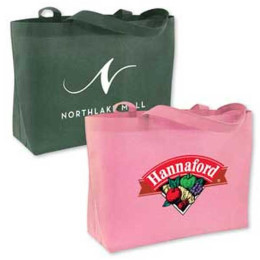 BIG Value Tote Bag - 4 Color Process Promotional Custom Imprinted With Logo BIG Value Tote Bag - 4 Color Process Promotional Custom Imprinted With Logo
