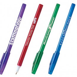 Translucent Stick Pen Promotional Custom Imprinted With Logo