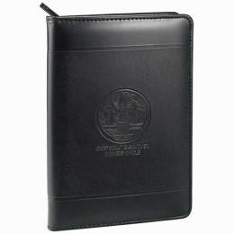 Windsor Impressions Jr. Zippered Padfolio Promotional Custom Imprinted With Logo