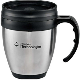 Globe Desk Mug Promotional Custom Imprinted With Logo Globe Desk Mug Promotional Custom Imprinted With Logo