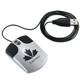 Thinline Mini Wired Mouse Promotional Custom Imprinted With Logo