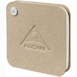 Recycled Cardboard Pivot Pad Promotional Custom Imprinted With Logo