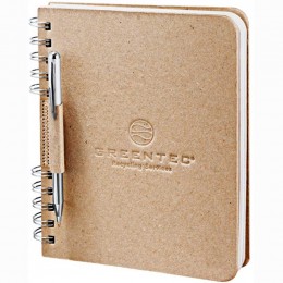 Recycled Cardboard Journal Book Promotional Custom Imprinted With Logo