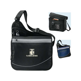 Incline Urban Messenger Bag Promotional Custom Imprinted With Logo