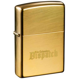 High Polish Brass Zippo Windproof Lighters Promotional Custom Imprinted