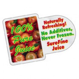 Static Cling Custom Decal - 5in x 5in Promotional Custom Imprinted With Logo