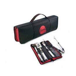 Grill Master Barbeque Kit Promotional Custom Imprinted With Logo