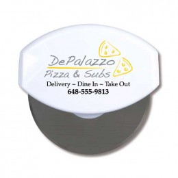 The World's Best Gourmet Pizza Cutter Promotional Custom Imprinted With Logo