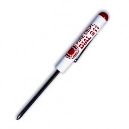 Reversible # 3-4 Standard - # 0 Phillips - Button Top Screwdriver Promotional Custom Imprinted With Logo