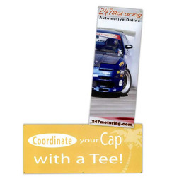 2''  X 3''  Promo Banner Promotional Custom Imprinted With Logo