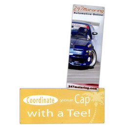 2''  X 6''  Header Banner Promotional Custom Imprinted With Logo