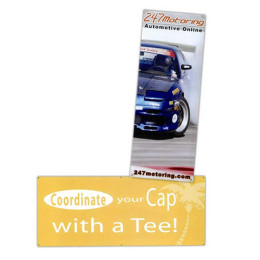 2''  X 6''  Header Banner Promotional Custom Imprinted With Logo