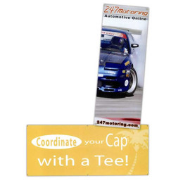 3''  x 5''  Sponsor Banner Promotional Custom Imprinted With Logo
