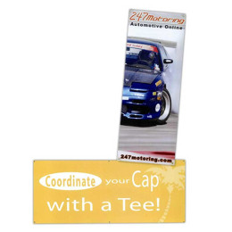 5''  X 8'' -10''  Exhibit Banner Promotional Custom Imprinted With Logo