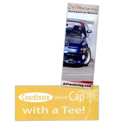 5''  X 8'' -10''  Exhibit Banner Promotional Custom Imprinted With Logo