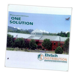 5'' X 8'' -10''  Exhibit Banner Promotional Custom Imprinted With Logo