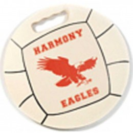 Round Volley Ball Stadium Cushion - 13.5in. Dia. Promotional Custom Imprinted With Logo Round Volley Ball Stadium Cushion - 13.5in. Dia. Promotional Custom Imprinted With Logo