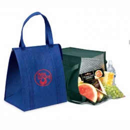Insulated Reusable Grocery Tote Bag Promotional Custom Imprinted With Logo