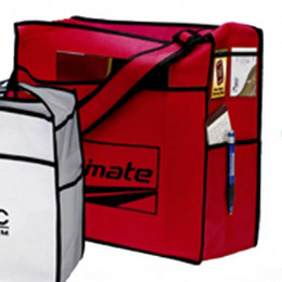 Messenger Style Convention Tote Bag Promotional Custom Imprinted With Logo