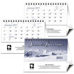 Tent Mounted Premium Calendar Promotional Custom Imprinted With Logo