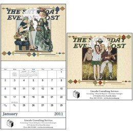 Economy Appointment Calendar - The Saturday Evening Post Promotional Custom
