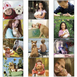 12-Month Mini Calendar - Best Friends Promotional Custom Imprinted With Logo