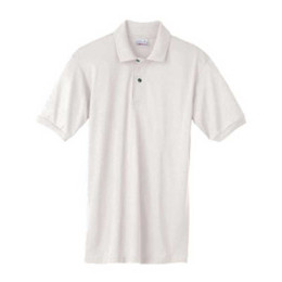 Anvil 50/50 Sport Shirt - White Promotional Custom Imprinted With Logo