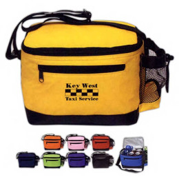 Six Pack Kooler Bag Promotional Custom Imprinted With Logo Six Pack Kooler Bag Promotional Custom Imprinted With Logo