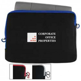 Koozie Contrast Laptop Sleeve Promotional Custom Imprinted With Logo Koozie Contrast Laptop Sleeve Promotional Custom Imprinted With Logo