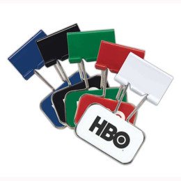 Rectangular Binder Clip Promotional Custom Imprinted With Logo