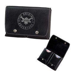 Double-Deck Card Caddie with Cards Promotional Custom Imprinted With Logo