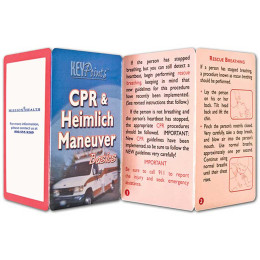 CPR Promotional Custom Imprinted With Logo