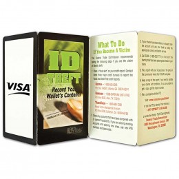 ID Theft Promotional Custom Imprinted With Logo