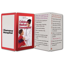 Childrens Medical Emergencies Promotional Custom Imprinted With Logo