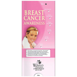 Pocket Slider: Breast Cancer Promotional Custom Imprinted With Logo