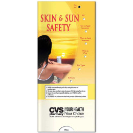 Pocket Slider: Skin & Sun Safety Promotional Custom Imprinted With Logo