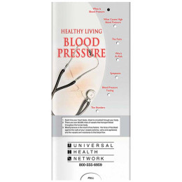 Pocket Slider: Blood Pressure Promotional Custom Imprinted With Logo