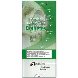 Pocket Slider: Diabetes Promotional Custom Imprinted With Logo