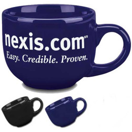 Color Latte Mug - 16 oz. Promotional Custom Imprinted With Logo