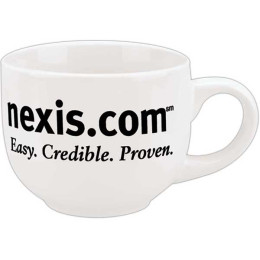 White Latte Mug - 16 oz. Promotional Custom Imprinted With Logo
