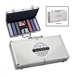 Deluxe Poker Set Promotional Custom Imprinted With Logo