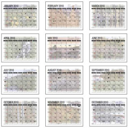 Desk Calendar - Americas Beauty Desk Promotional Custom Imprinted With Logo
