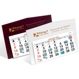 Desk Calendar - Legacy Desk Promotional Custom Imprinted With Logo