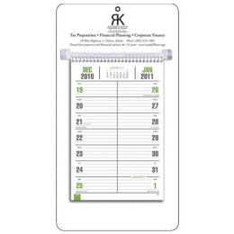 Easel Desk Calendar - Bi-Weekly Memo Promotional Custom Imprinted With Logo