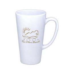Shiny Cafe Mug 16 oz Promotional Custom Imprinted With Logo