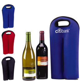 Double Beverage Tote Promotional Custom Imprinted With Logo