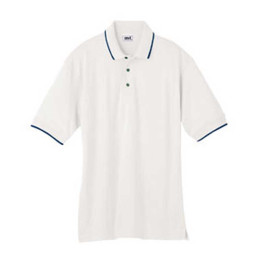 Anvil 50/50 Stain Release Sport Shirt - White Promotional Custom Imprinted With Logo
