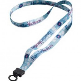 1/2 in. Dye-Sublimated Multicolor Lanyard with O-ring Promotional Custom Imprinted With Logo 1/2 in. Dye-Sublimated Multicolor Lanyard with O-ring Promotional Custom Imprinted With Logo