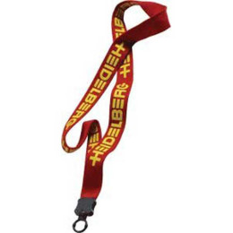 1 in. Knitted Cotton Lanyard with Standard O-ring Attachment Promotional Custom Imprinted With Logo 1 in. Knitted Cotton Lanyard with Standard O-ring Attachment Promotional Custom Imprinted With Logo